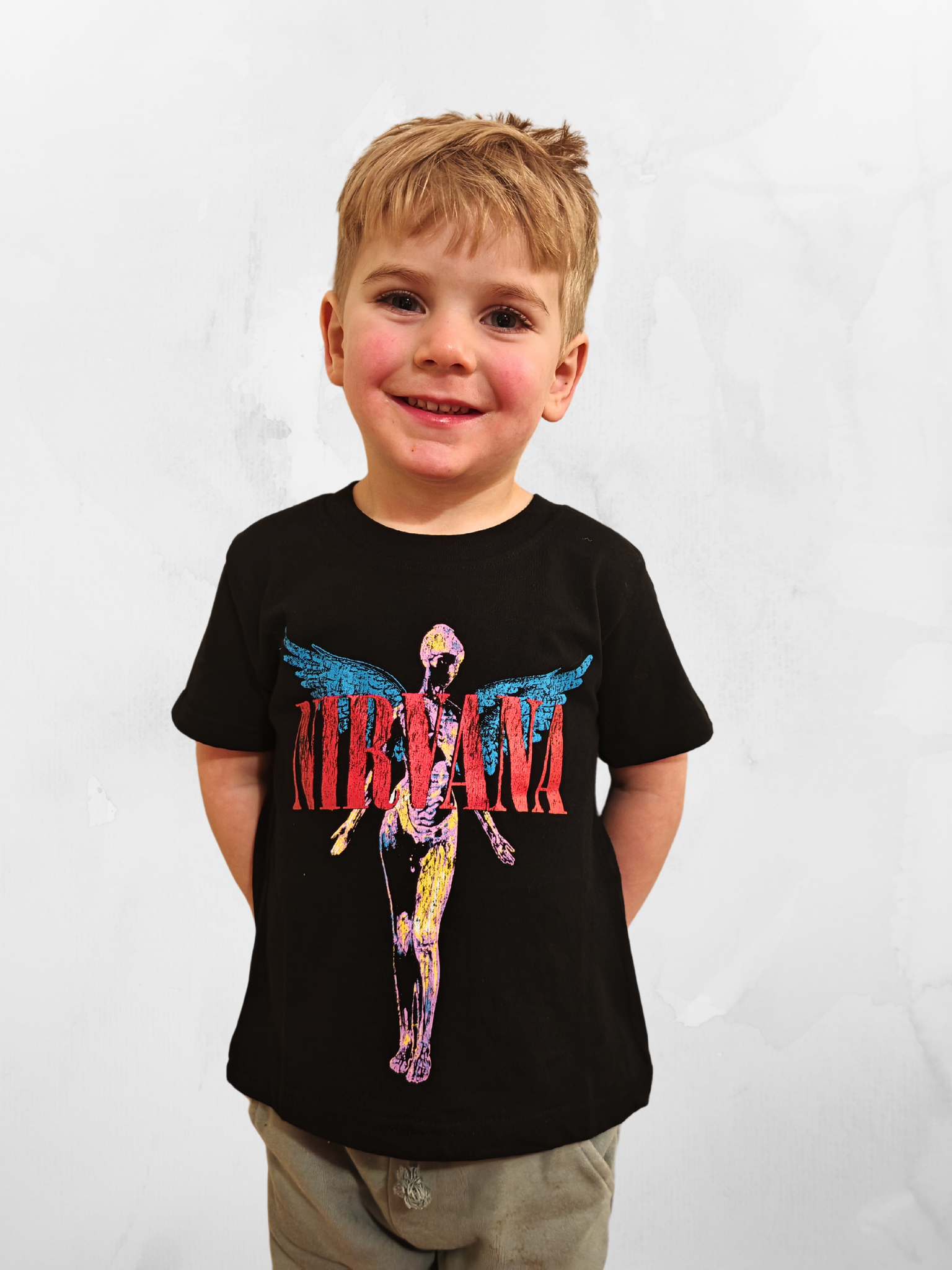 Nirvana In Utero Unisex Kids Black Tshirt - PRE ORDER