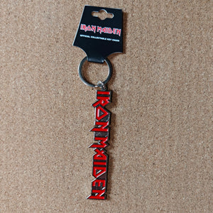 Iron Maiden Logo Metal Keyring
