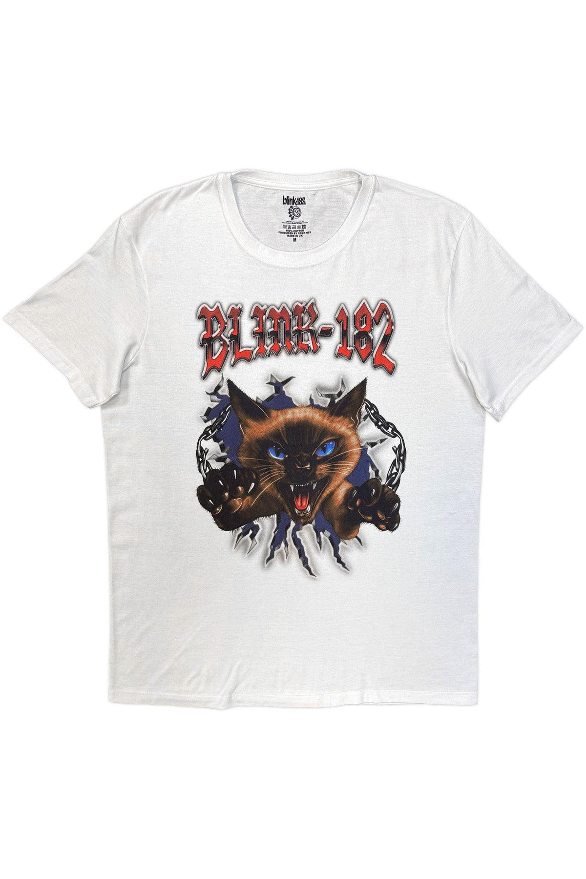 Blink 182 Cheshire Cat White Tshirt