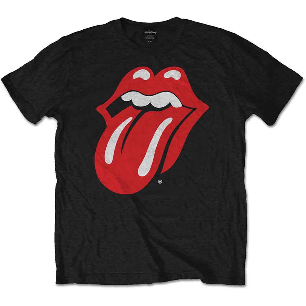The Rolling Stones Classic Tongue Black Tshirt