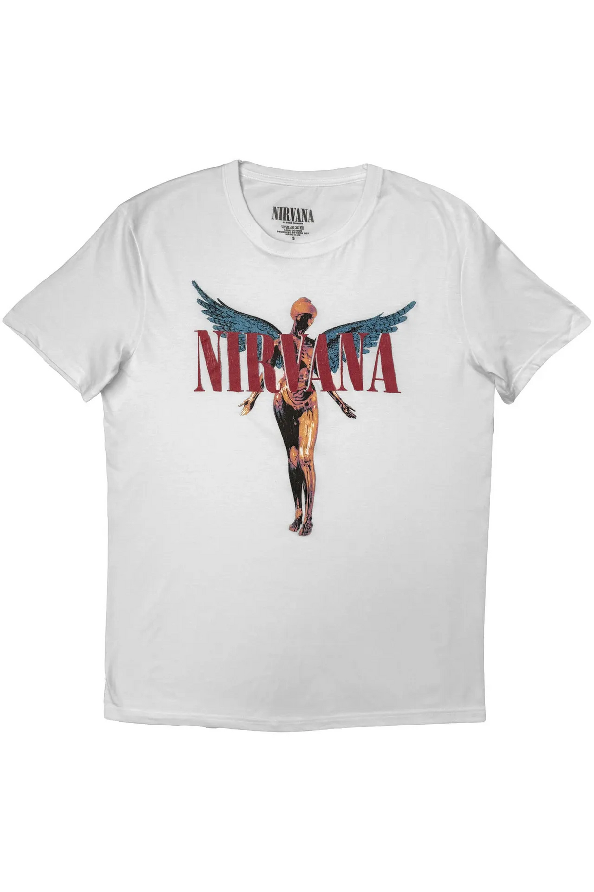 Nirvana In Utero White Tshirt