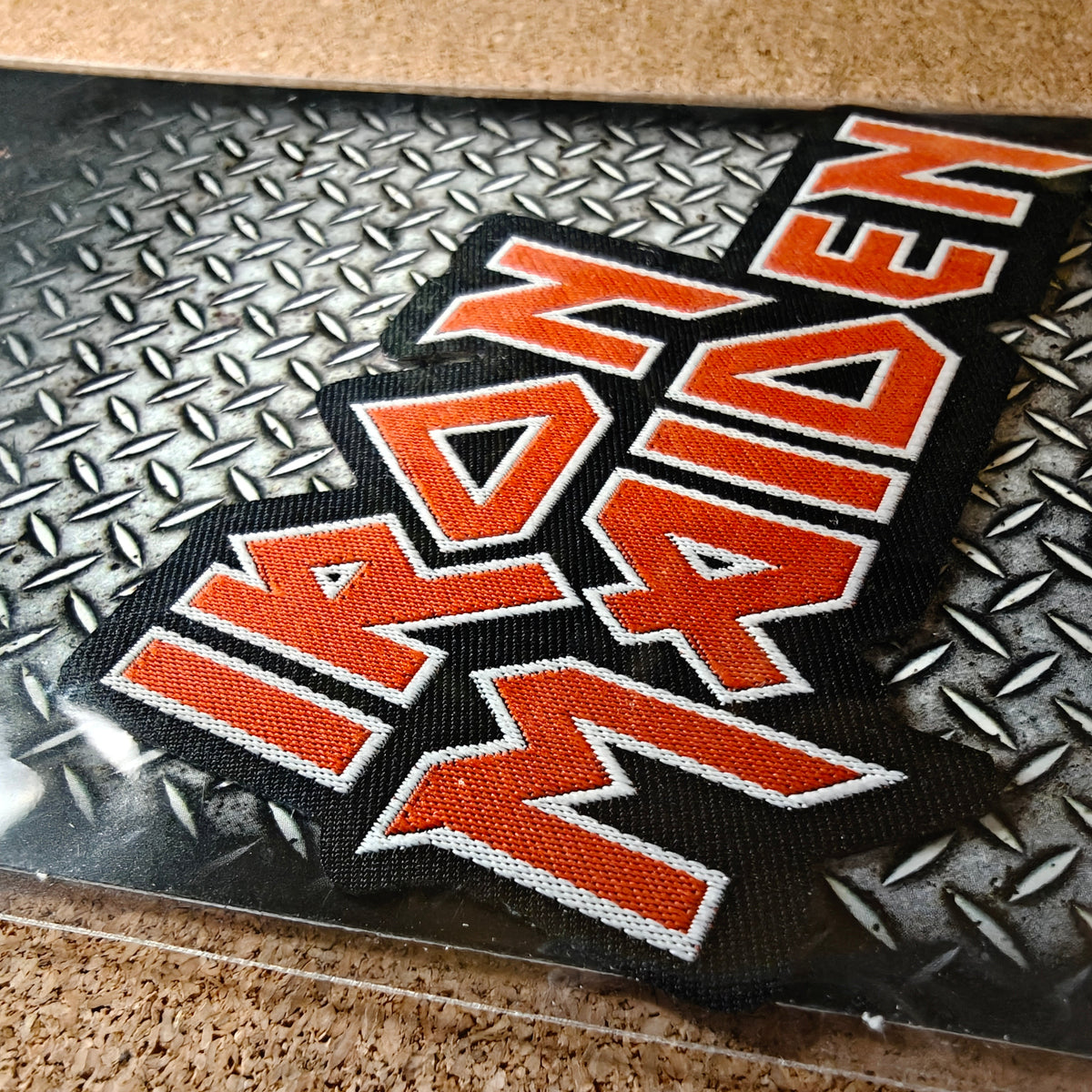 Iron Maiden Text Logo Patch (Sew On)