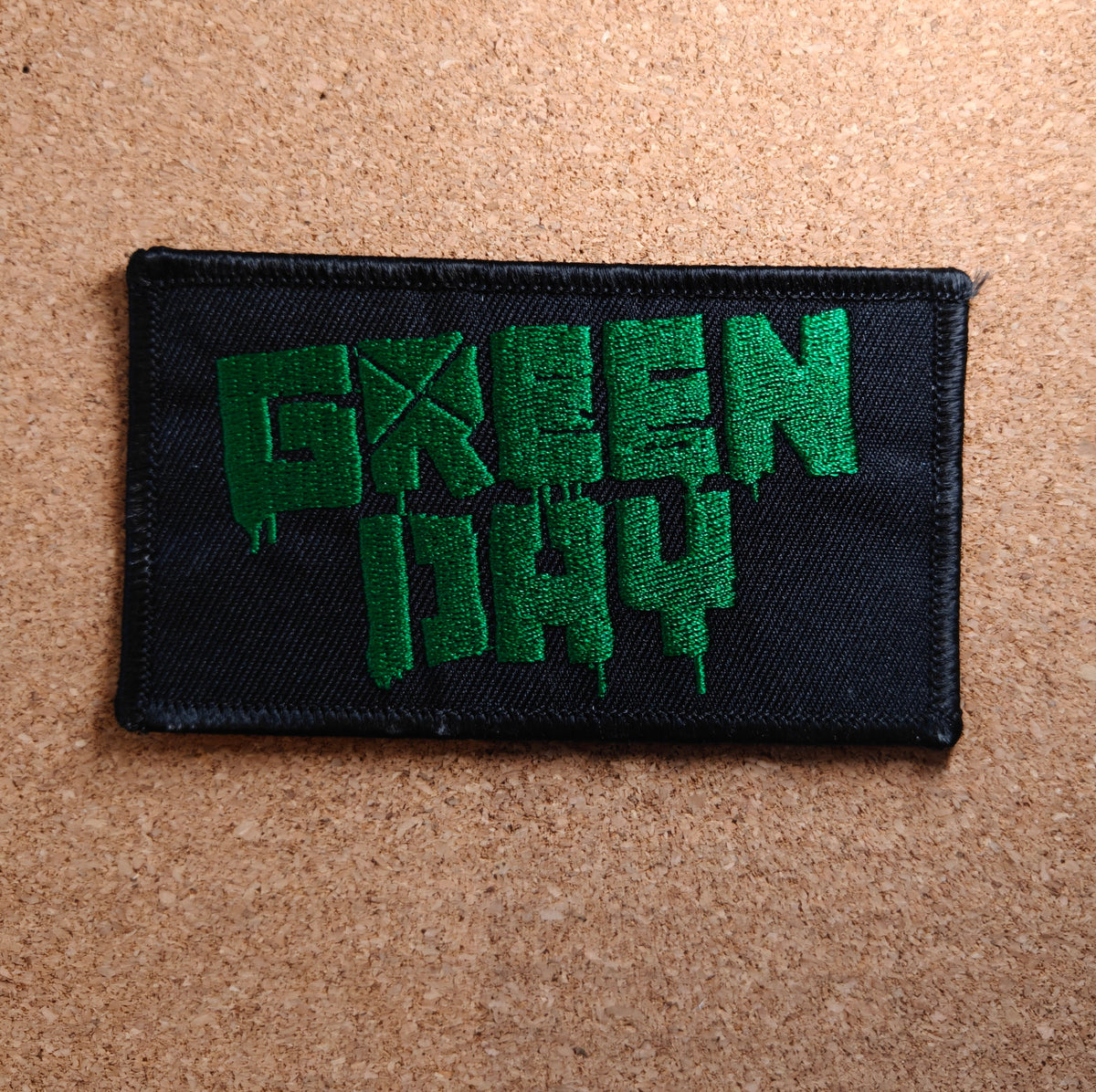 Green Day Black Patch (Iron On)
