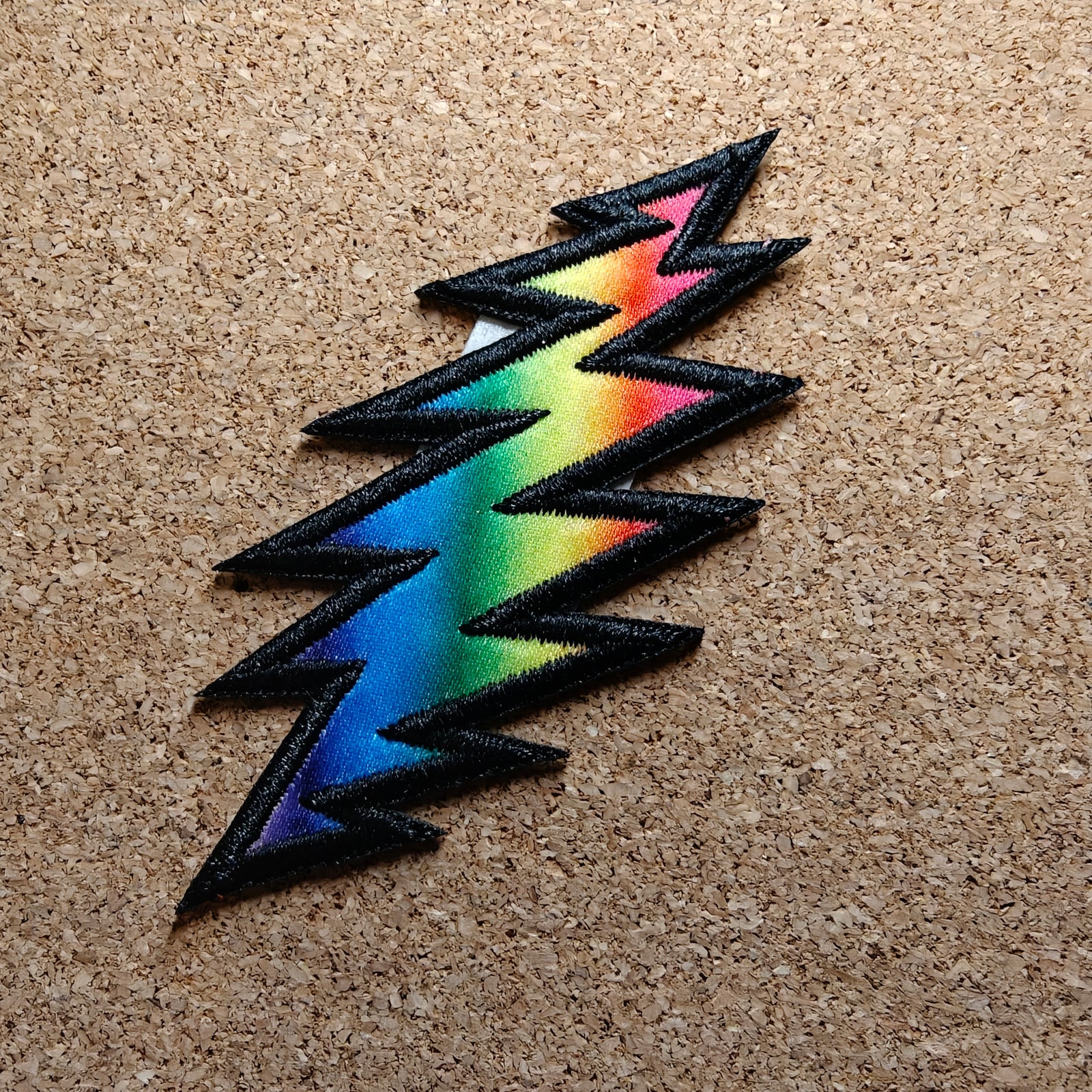 Grateful Dead Rainbow Lightning Patch (Iron On)