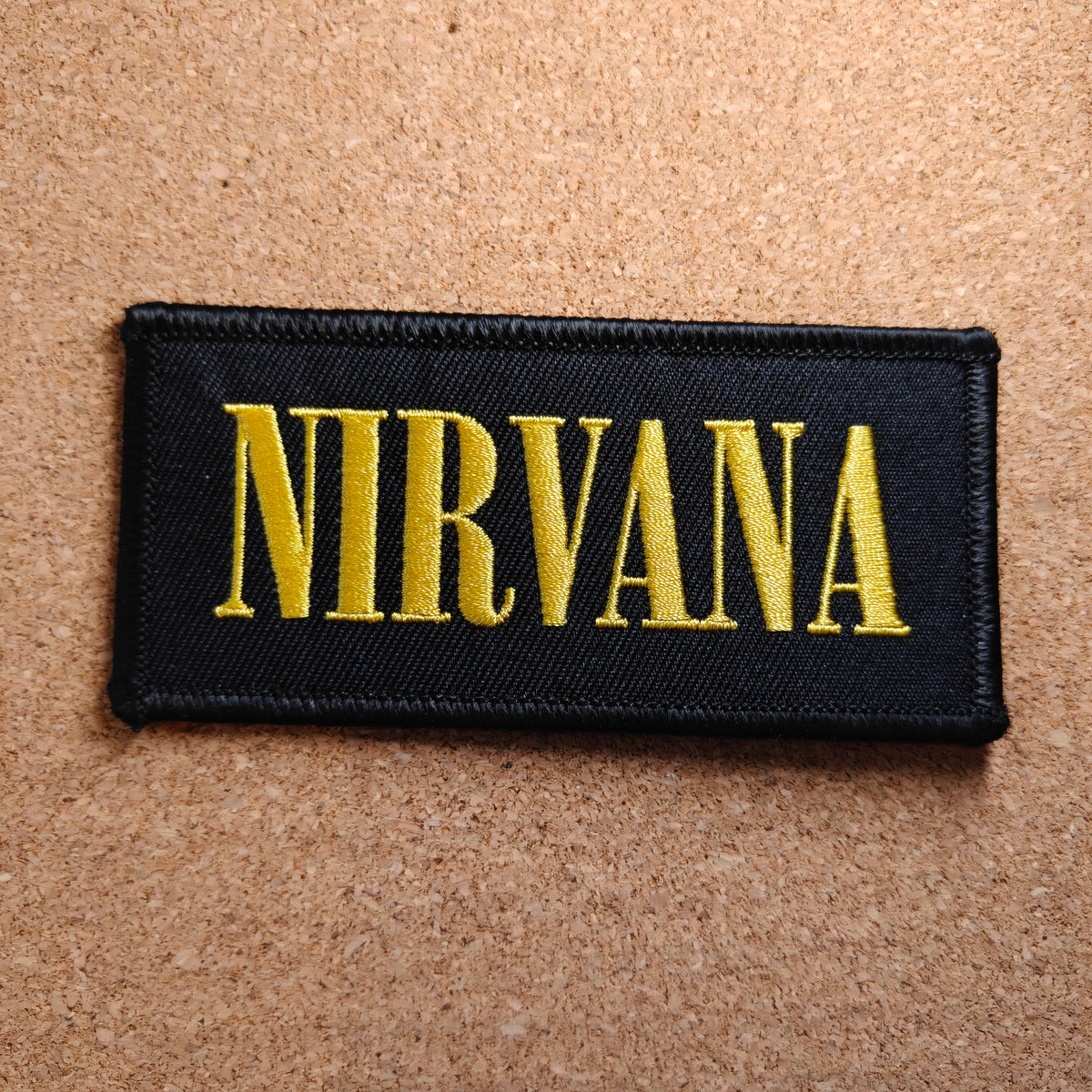Nirvana Text Logo Patch (Iron On)