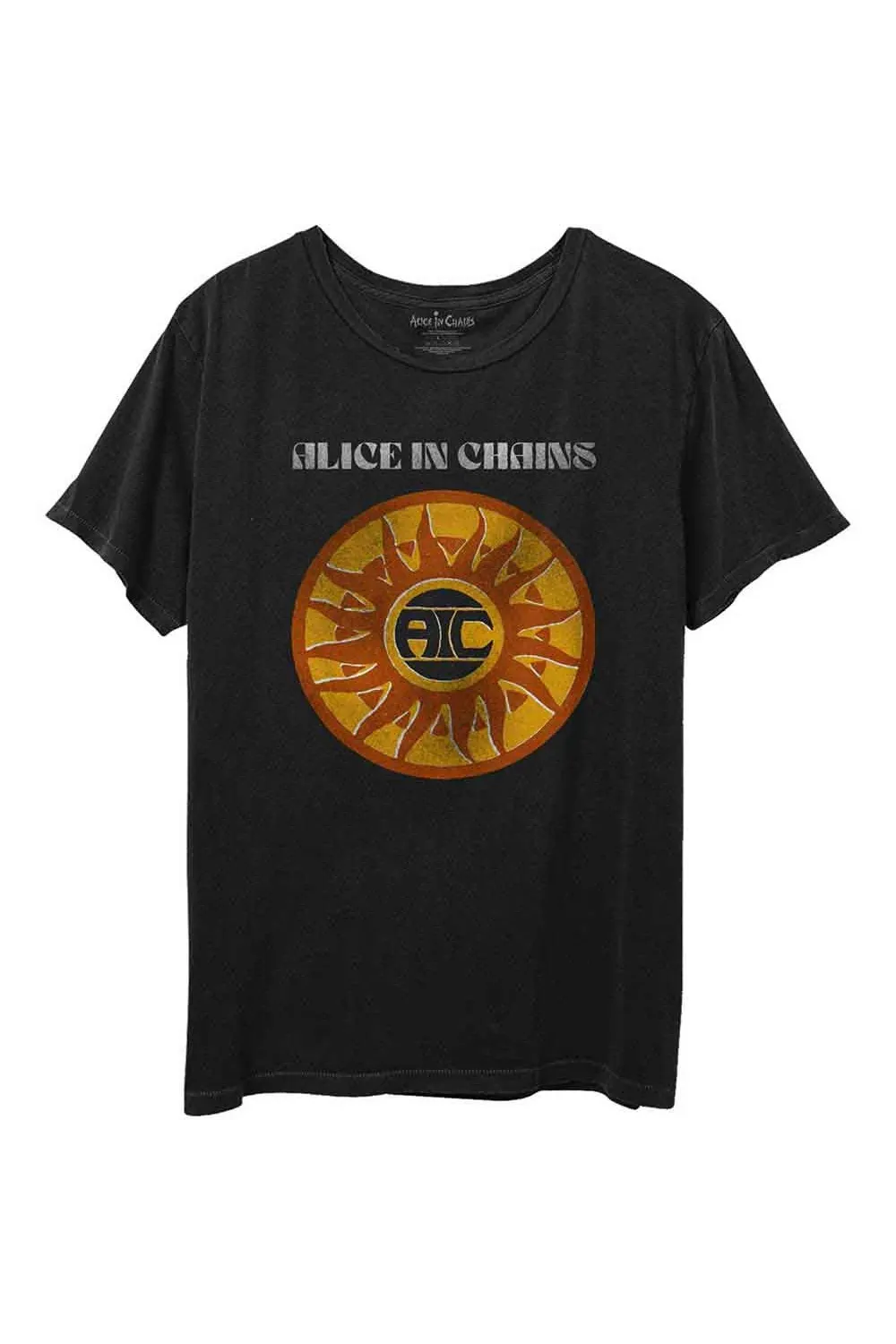 Alice In Chains Vintage Sun Black Tshirt