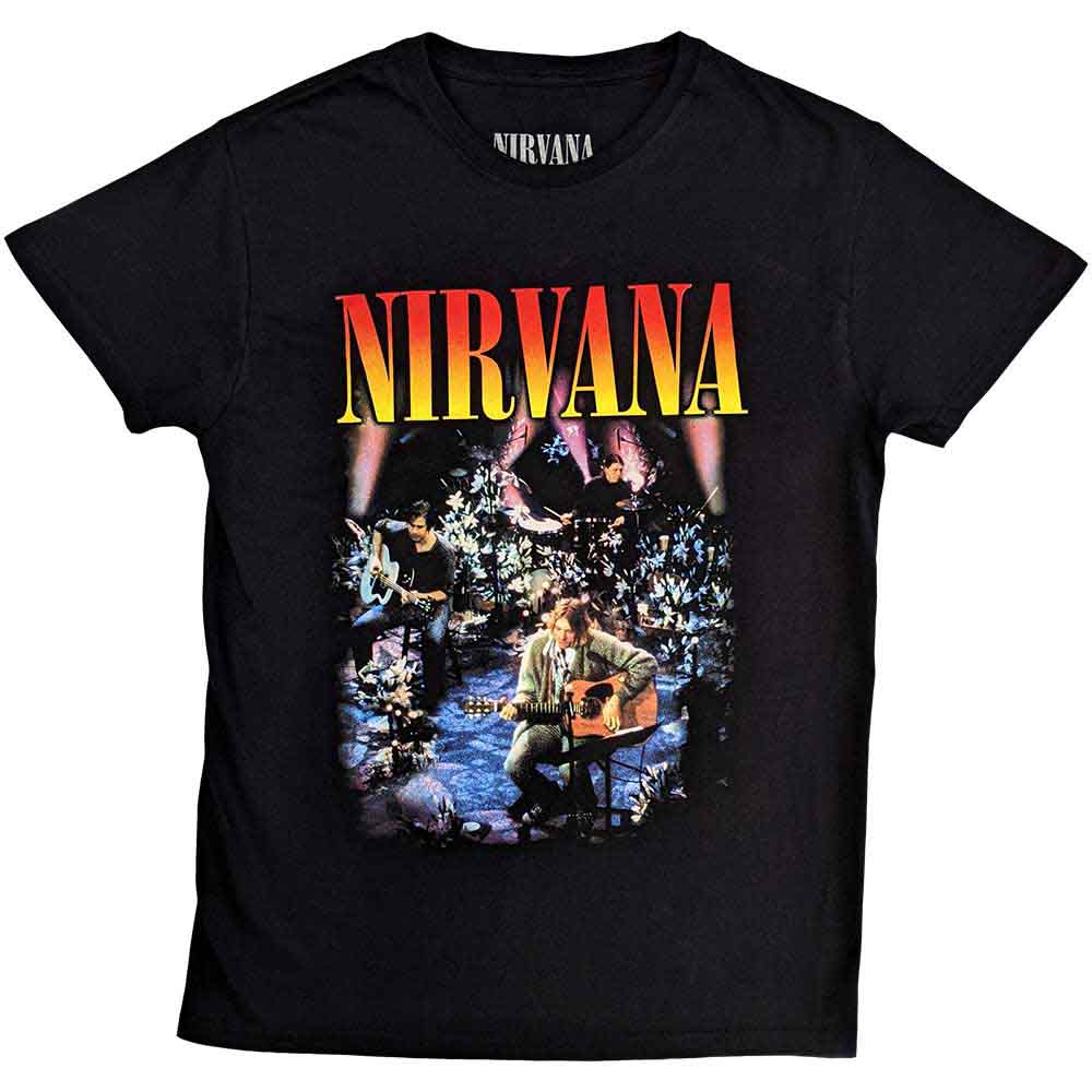 Nirvana Unplugged Black Tshirt