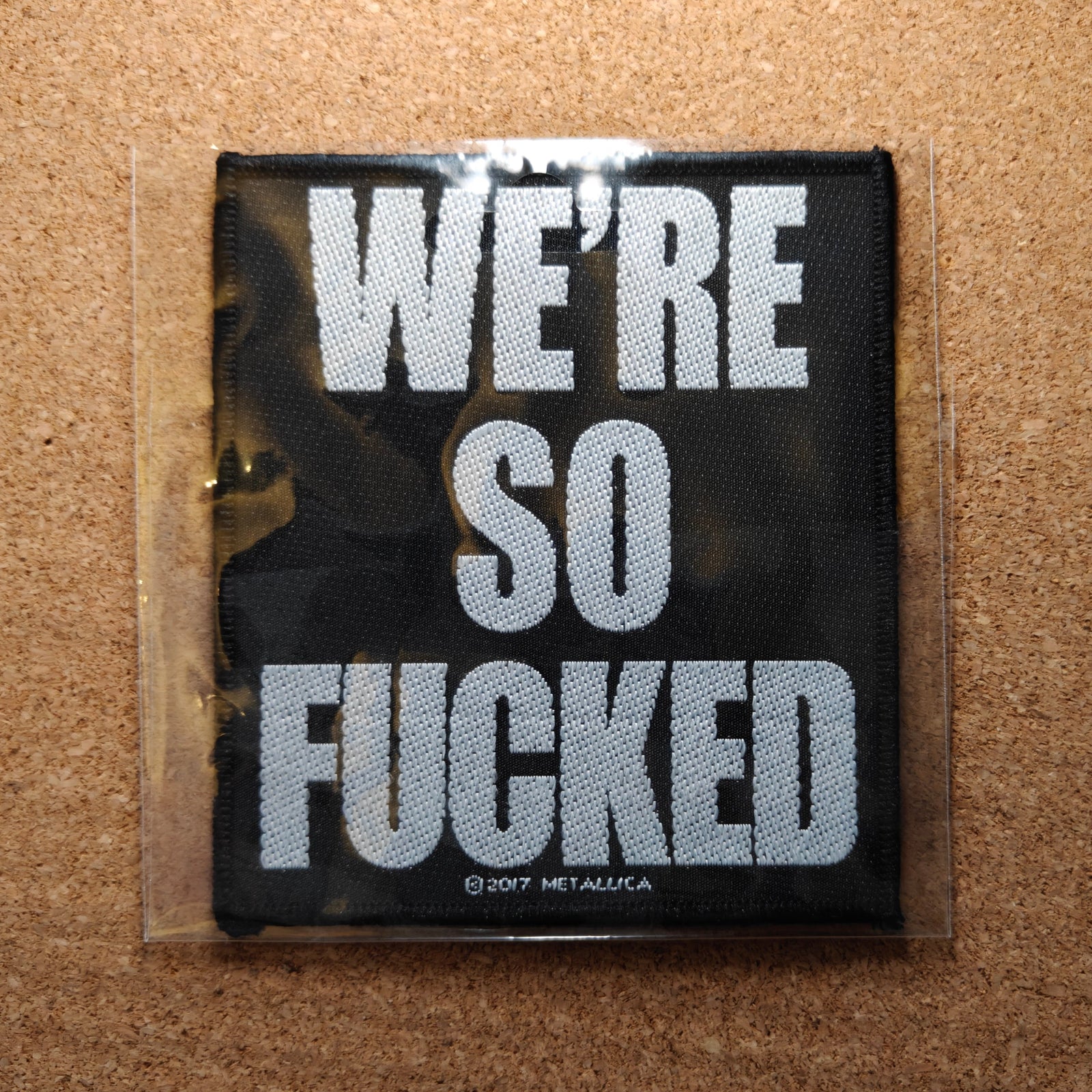 Metallica We're So Fu**ed Patch (Sew On)