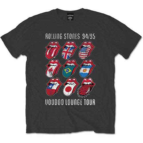The Rolling Stones 1994 Voodo Lounge Tour Charcoal Tshirt