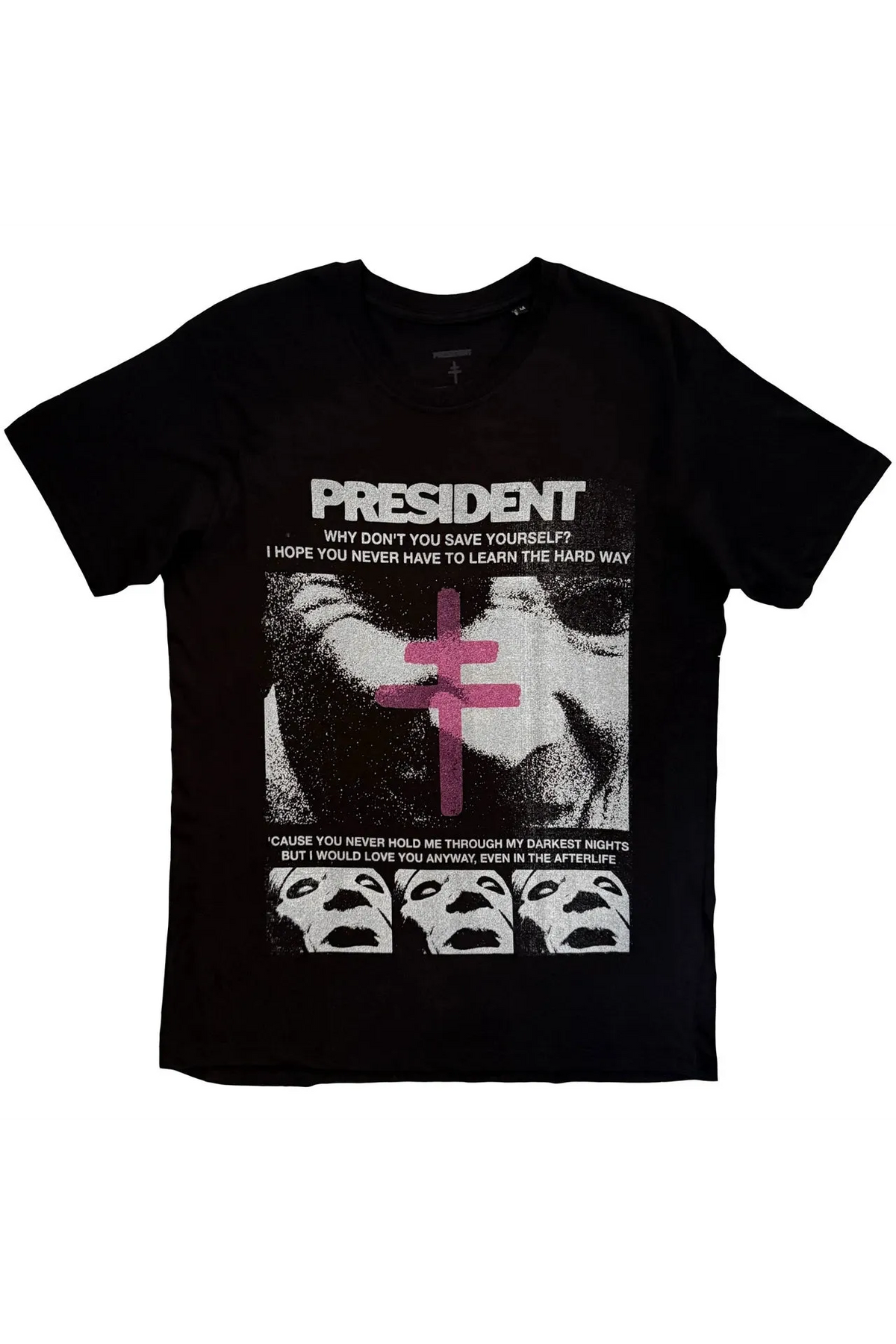 President Conclave Neon Black Tshirt