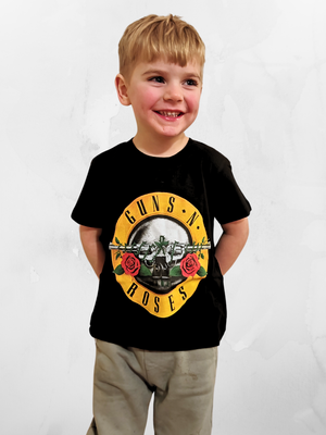 Guns N Roses Classic Logo Unisex Kids Black TShirt - PRE ORDER