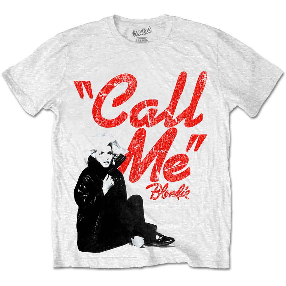 Blondie Call Me White Tshirt