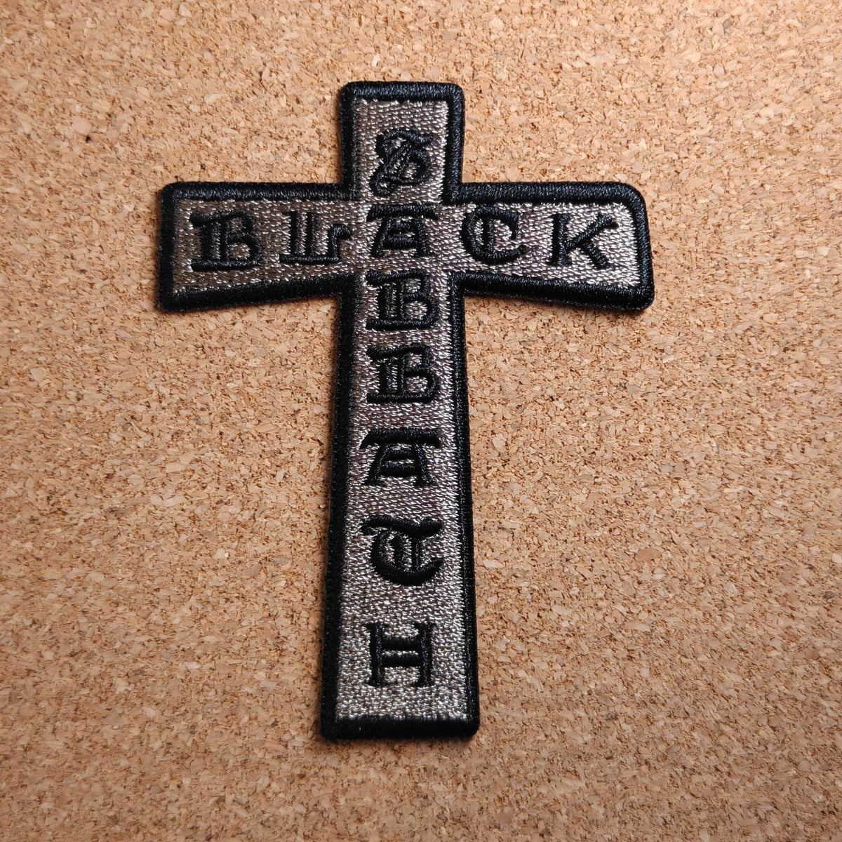 Black Sabbath Cross Patch (Iron On)
