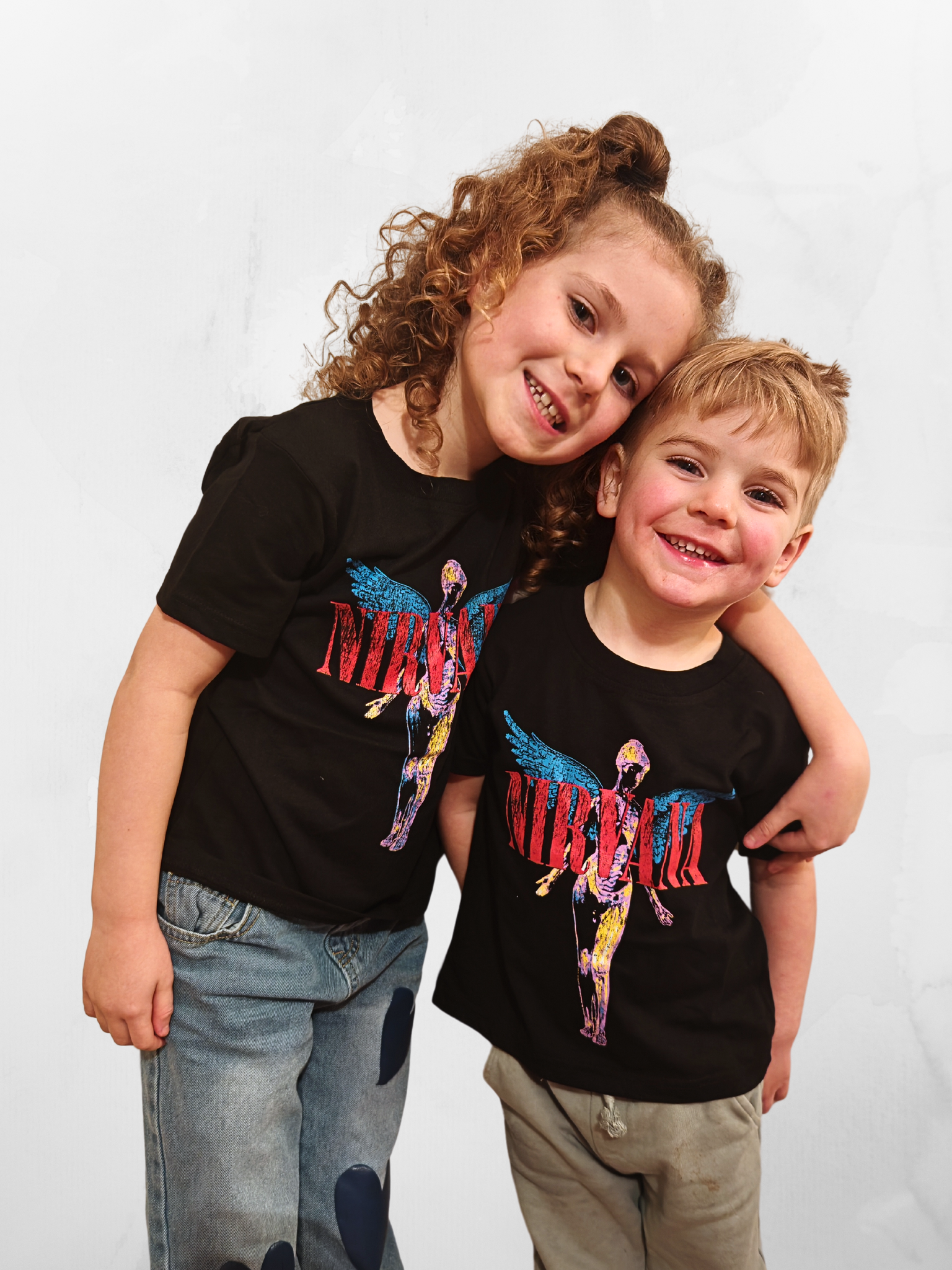 Nirvana In Utero Unisex Kids Black Tshirt