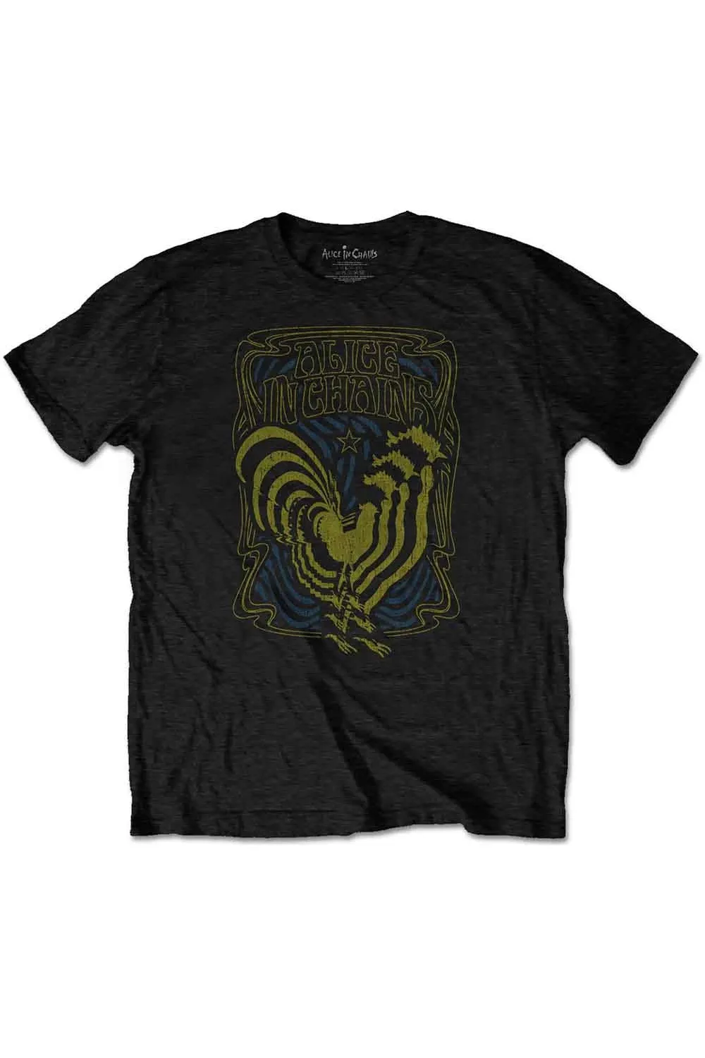Alice In Chains Psychedelic Black Tshirt