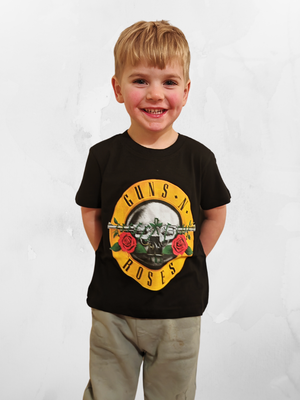 Guns N Roses Classic Logo Unisex Kids Black TShirt - PRE ORDER