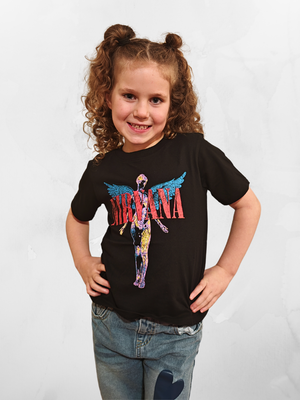 Nirvana In Utero Unisex Kids Black Tshirt - PRE ORDER