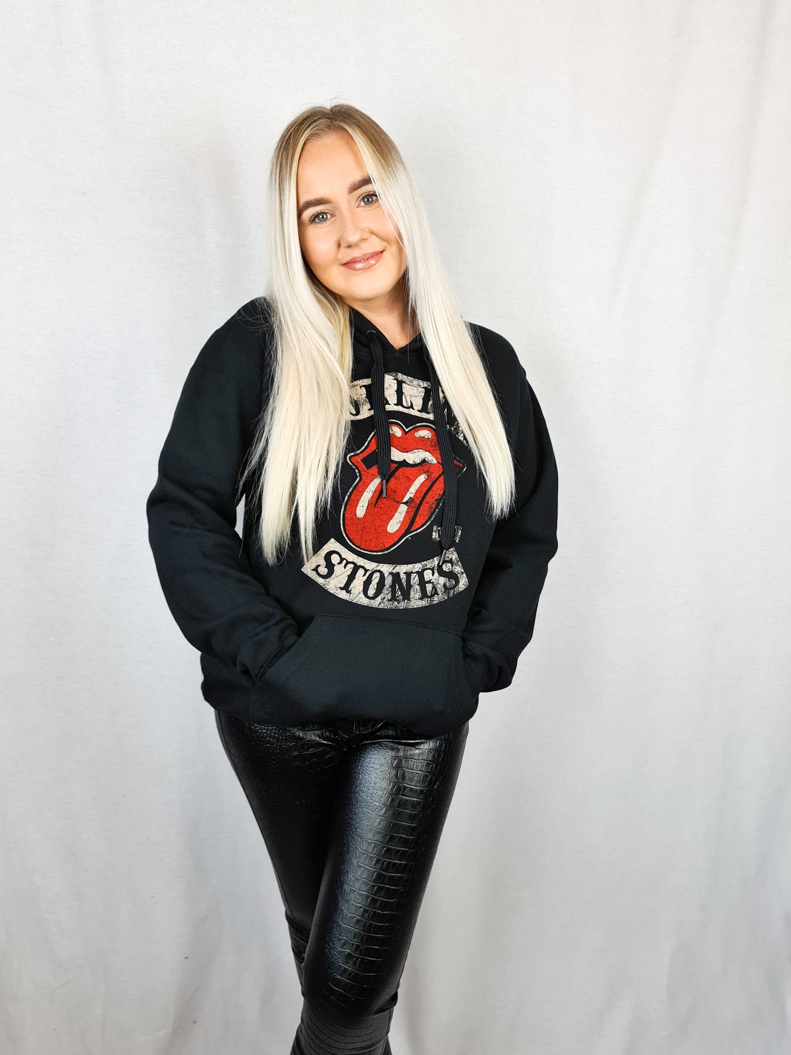 Rolling Stones '78 Tour Black Hoodie - Rebel Rebel Boutique