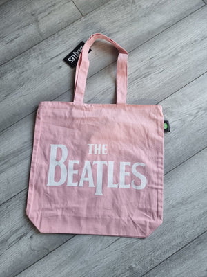 The Beatles Pink Tote Bag