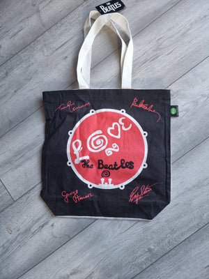The Beatles Love Drum Tote Bag