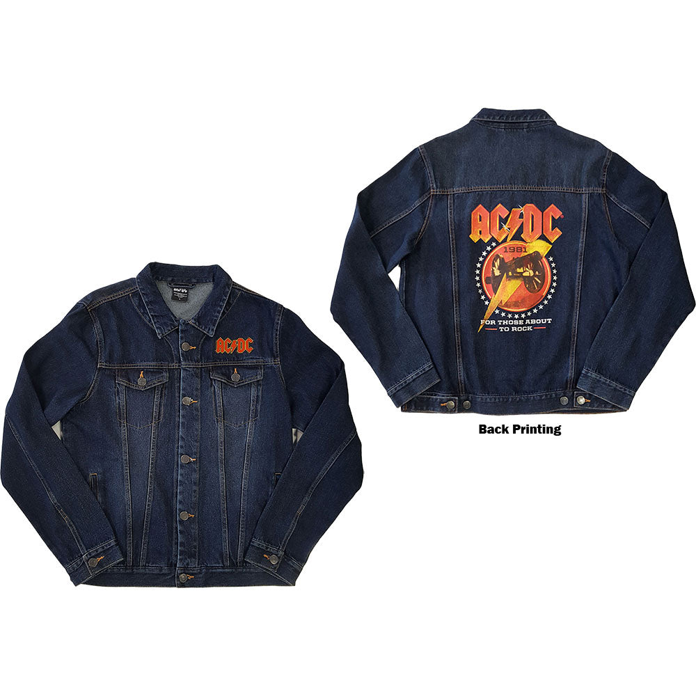 Ac dc 2025 denim jacket