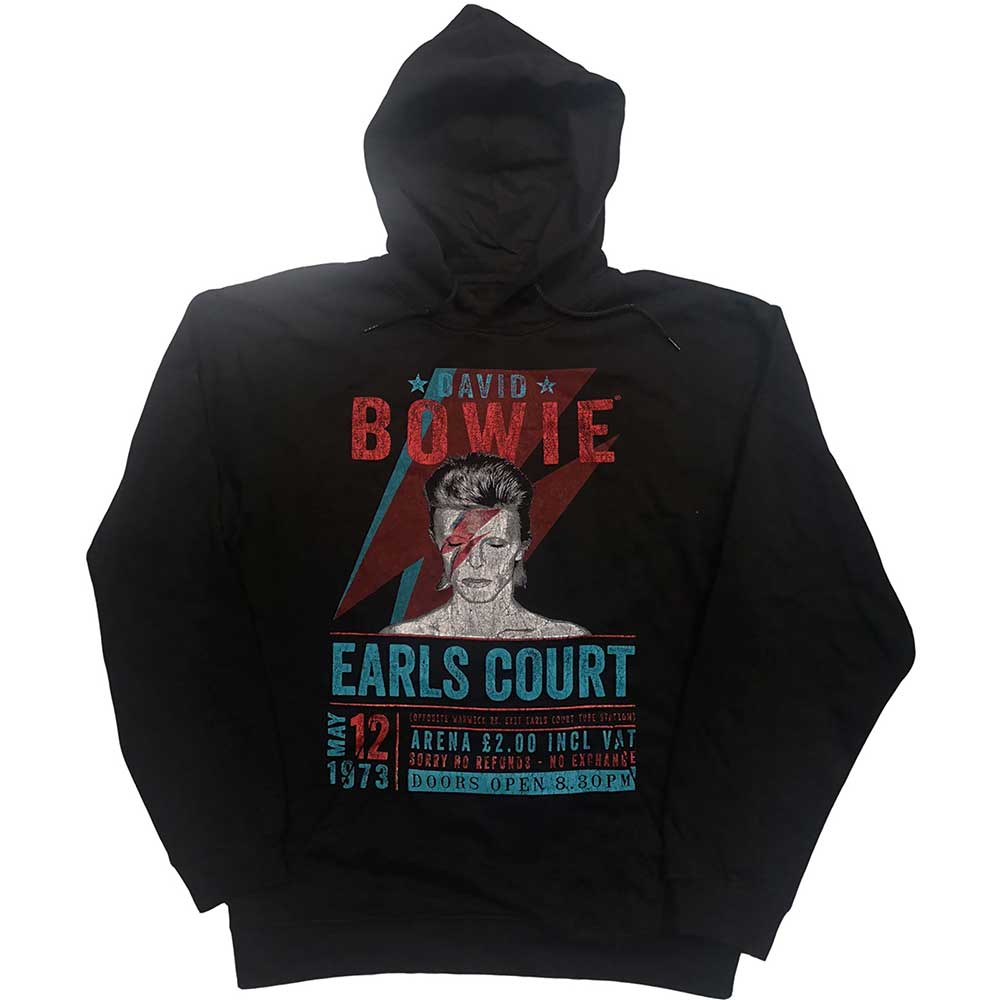 David Bowie Aladin Sane Earls Court Black Hoodie - PRE ORDER