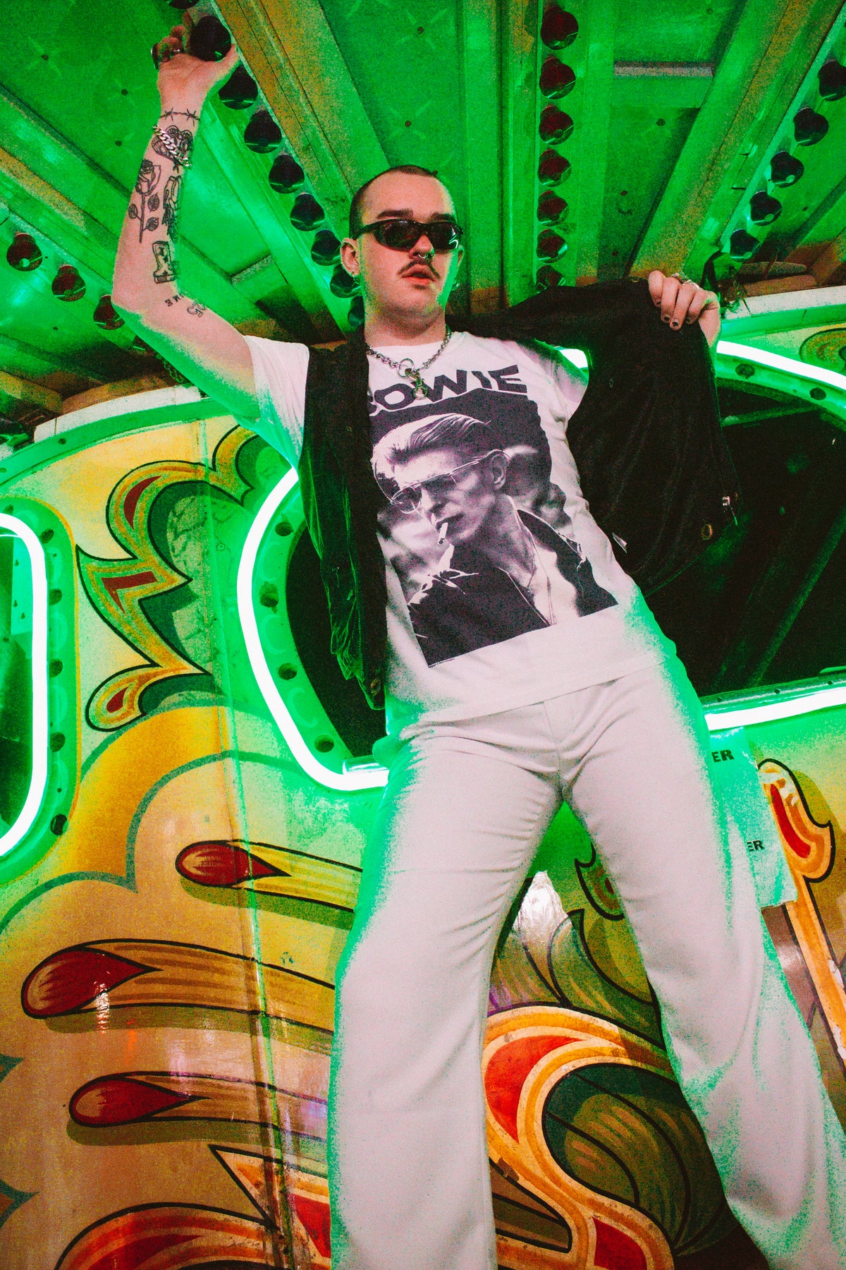 David Bowie Smoking Tshirt