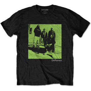 Deftones - Group Pic Green Tshirt - PRE ORDER