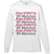 Ed Sheeran - Bad Habits (Long Sleeved White) Tshirt - PRE ORDER