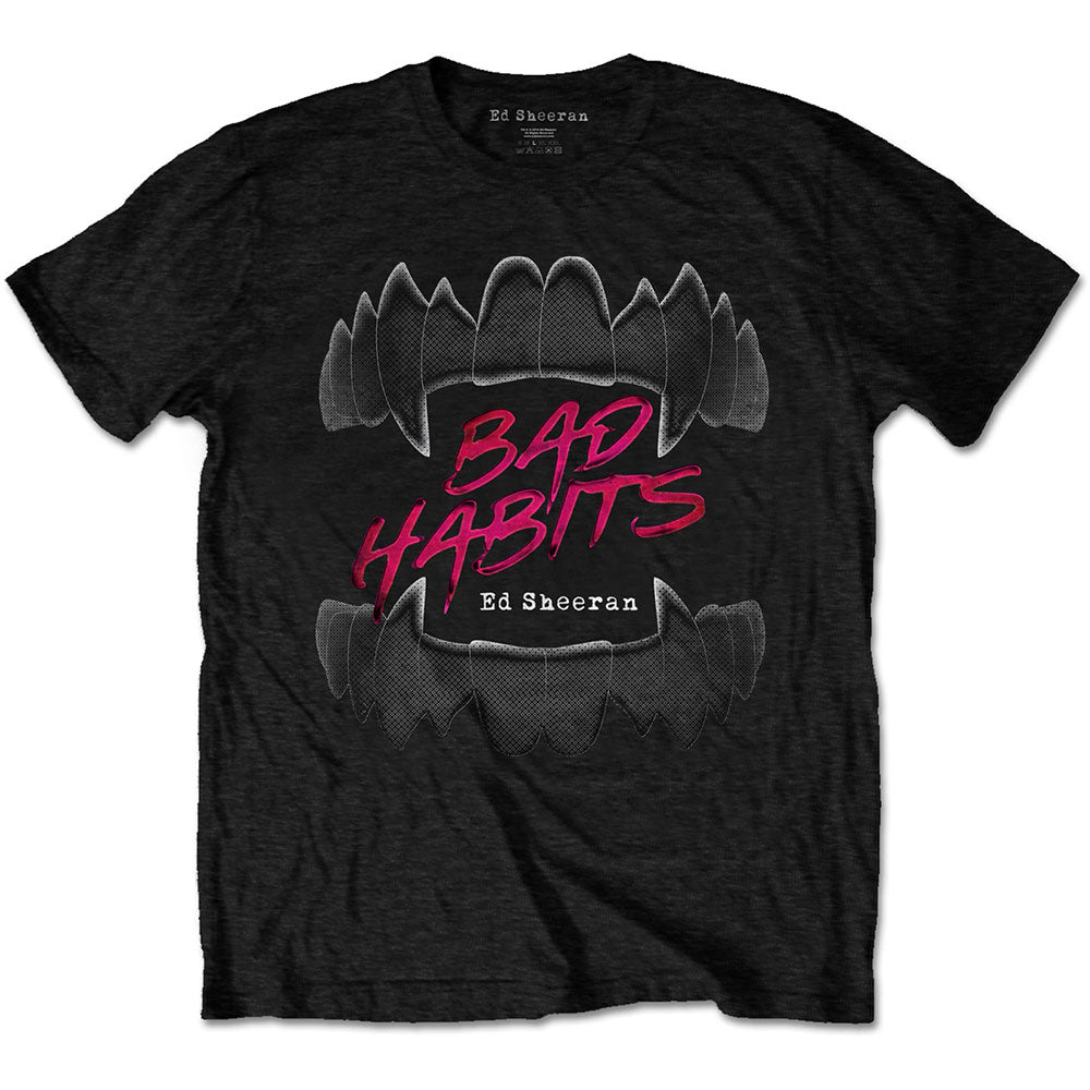 Ed Sheeran - Bad Habits (Short Sleeved) Tshirt - PRE ORDER