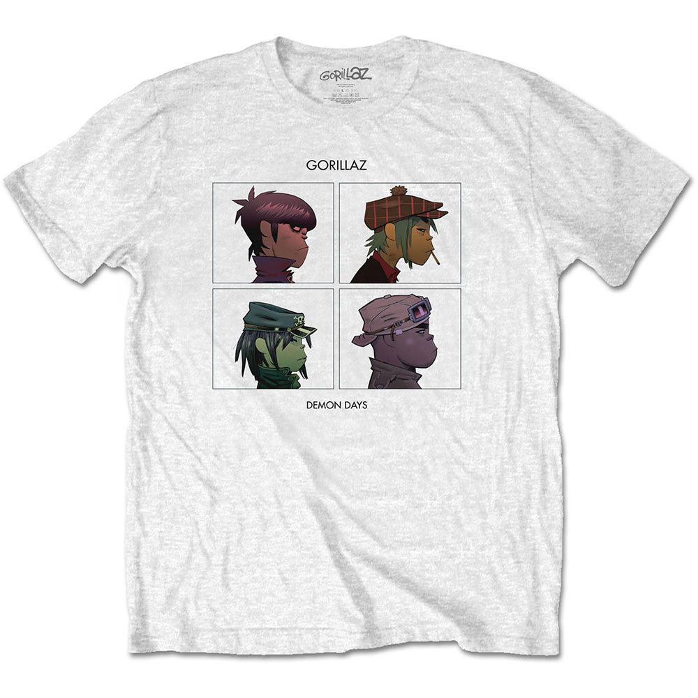 Gorillaz - Demon Days White Tshirt - PRE ORDER