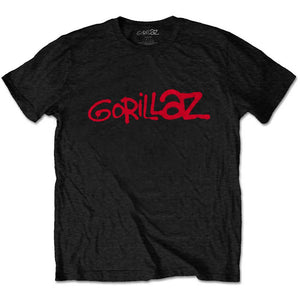 Gorillaz - Classic Logo Black Tshirt - PRE ORDER