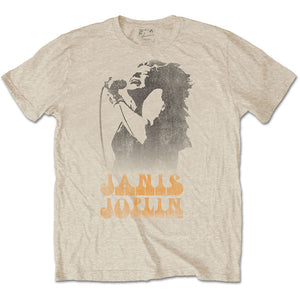 Janis Joplin - Working the Mic Tshirt - PRE ORDER