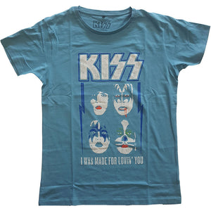 KISS - Made For Lovin' You (Blue) Tshirt - PRE ORDER