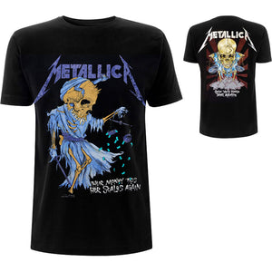 Metallica Doris Printed Black Tshirt