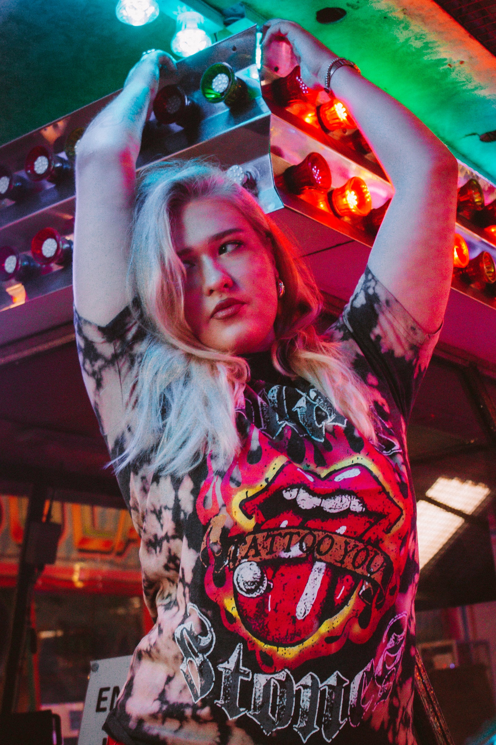 The Rolling Stones Tattoo You Tie Dye Tshirt