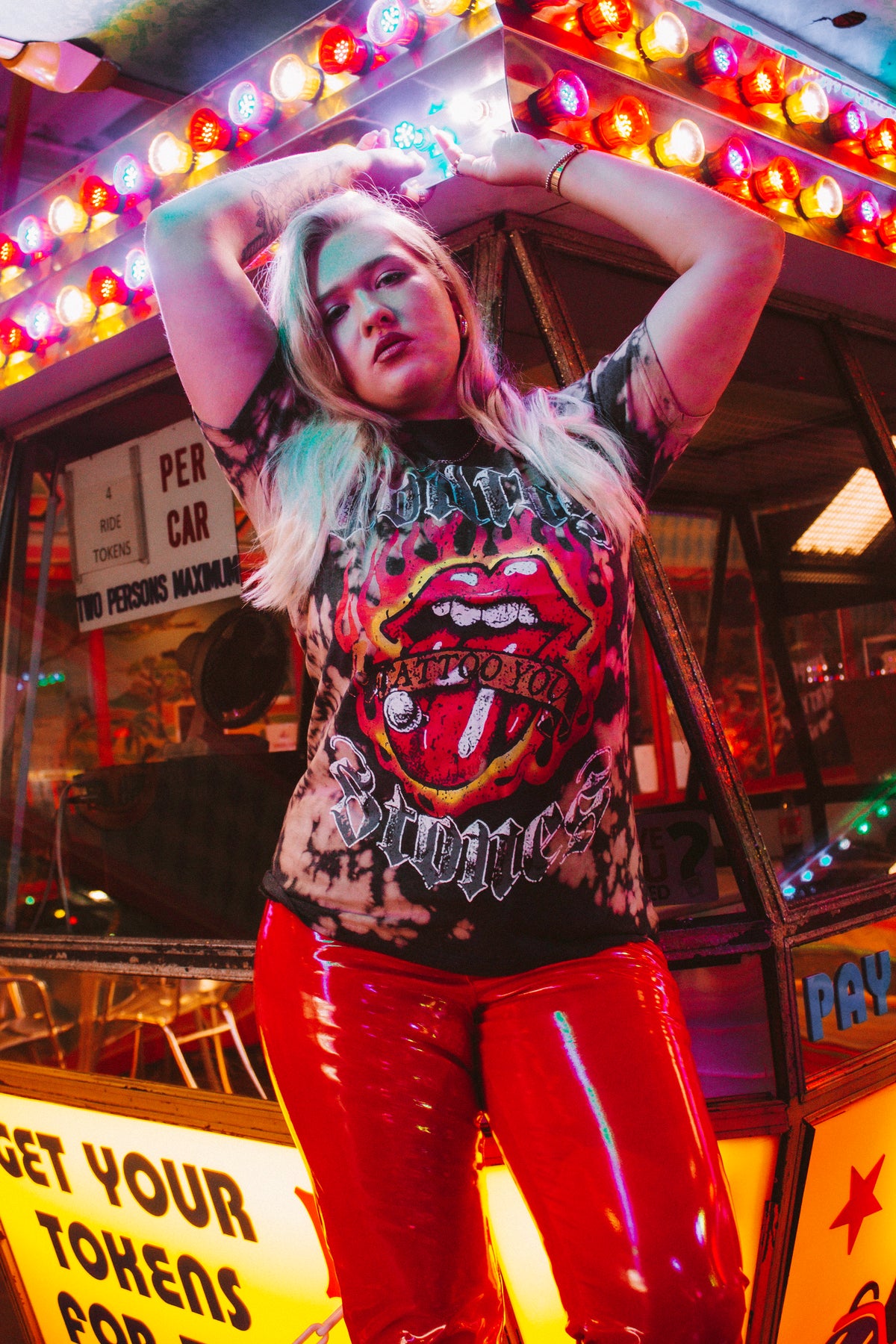 The Rolling Stones Tattoo You Tie Dye Tshirt