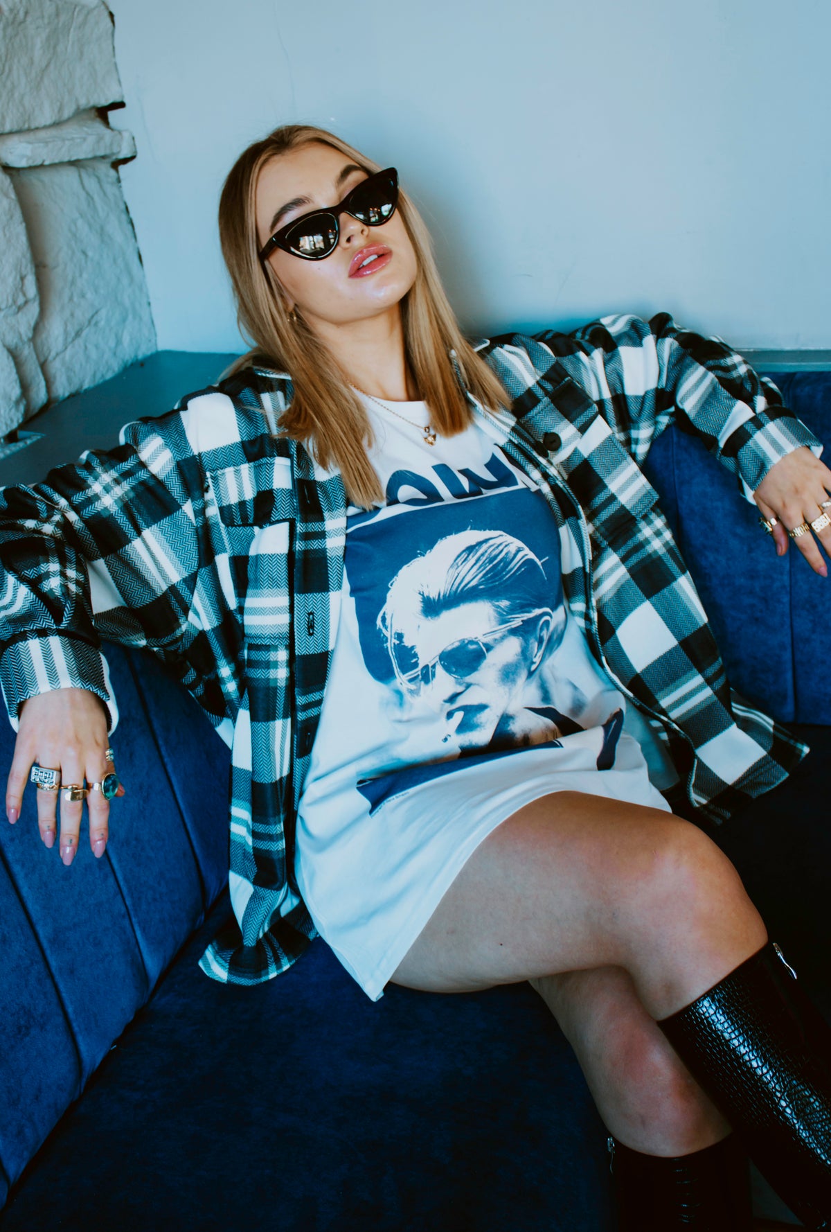 David Bowie Smoking Tshirt