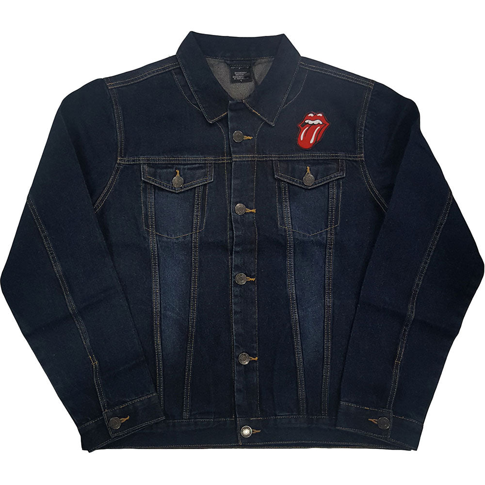 The Rolling Stones Classic Tongue Unisex Denim Jacket - PRE ORDER