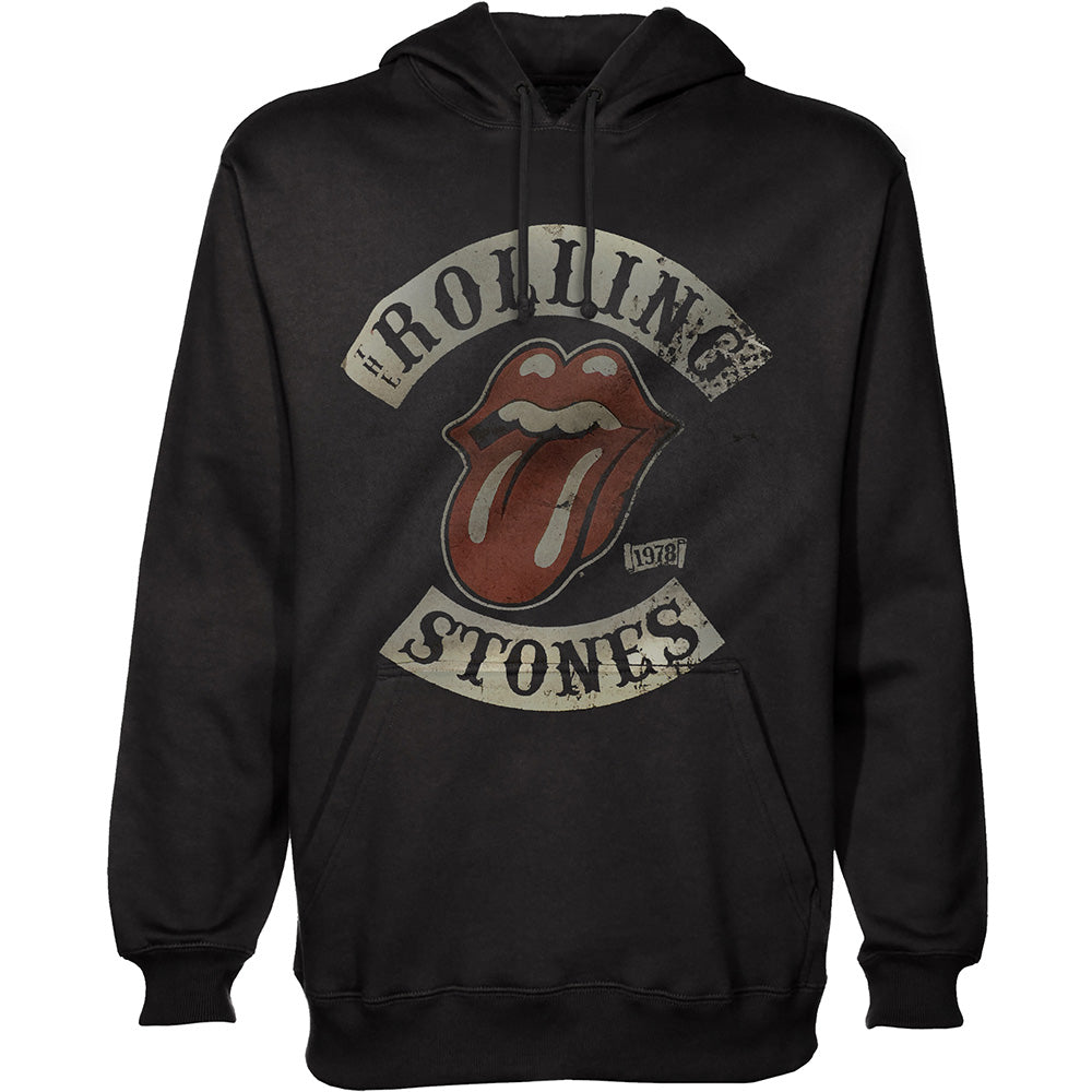The Rolling Stones &#39;78 Tour Black Hoodie - PRE ORDER