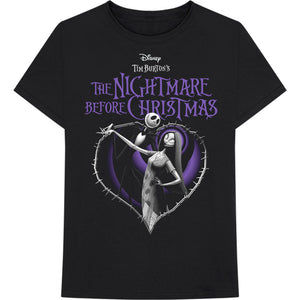 The Nightmare Before Christmas - Jack & Sally Heart Tshirt - PRE ORDER