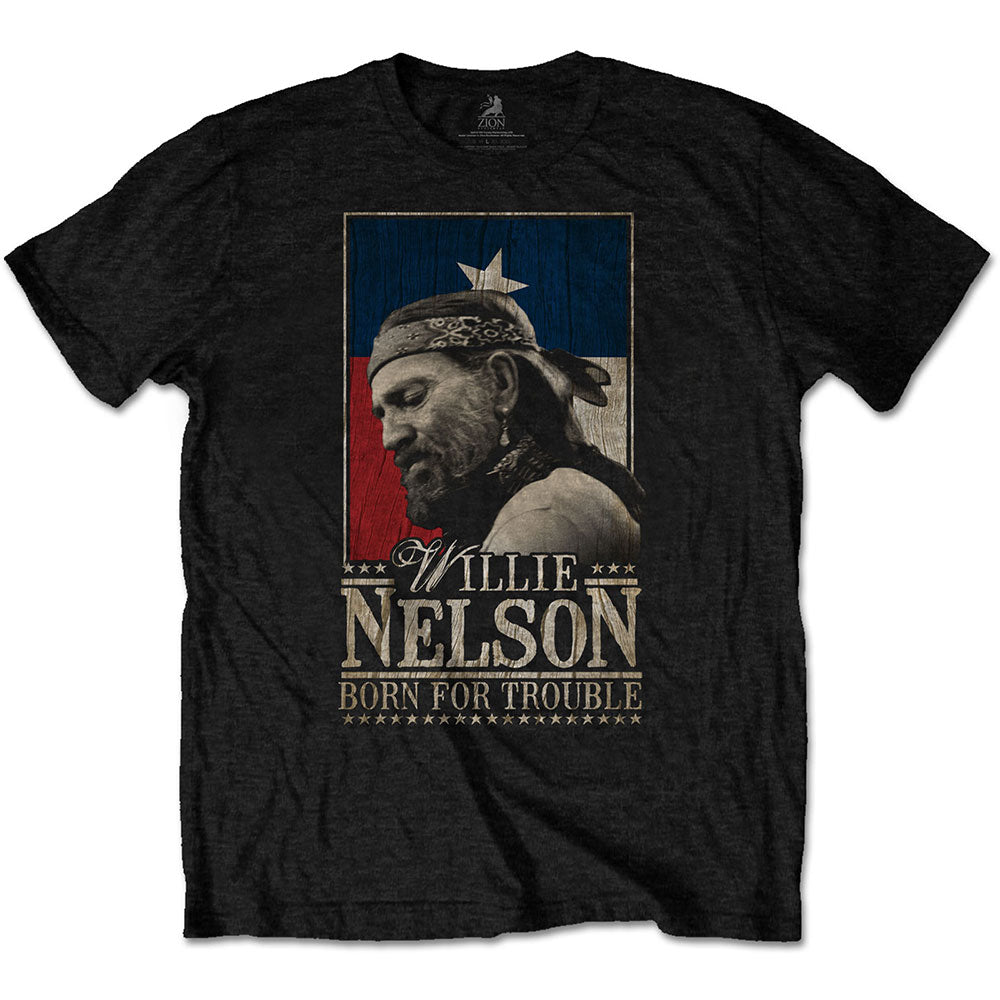 Willie Nelson - Born for Trouble Tshirt - PRE ORDER