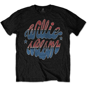 Willie Nelson - Americana (Black Tshirt - PRE ORDER